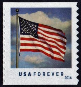 SC#5052 (49¢) U.S. Flag Single (2016) SA