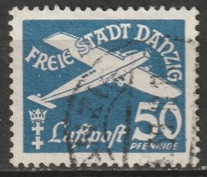 Danzig 1939 Sc C45 air post used