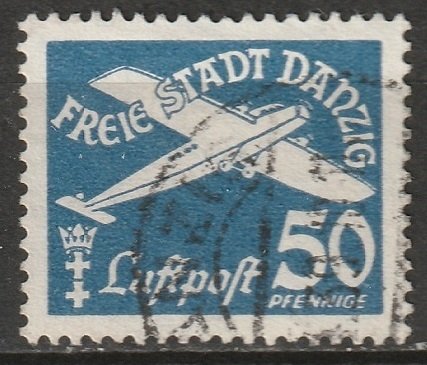 Danzig 1939 Sc C45 air post used