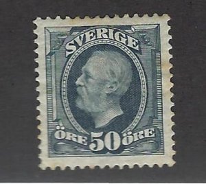Sweden SC#64 Mint F-VF sm staining SCV$100.00...Grab a Bargain!
