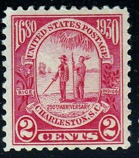 U.S. #683 Carolina-Charleston Issue, Used. HM, DG