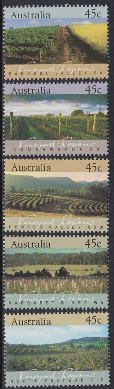 1262-66 1992 Vineyard Regions  MNH