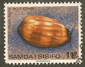 Samoa     Scott  485   Sea Shell      Used