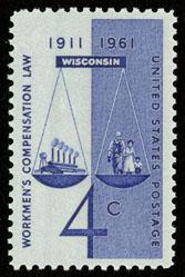 1186 Workman's Compensation Law F-VF MNH single