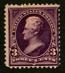 OAS-CNY ED-2 (155) SC 268 – 1895 3c Jackson, purple MH msrp $62