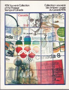 1974 Souvenir Collection of the Postage Stamps of Canada - No. 17  Cv$250  EF