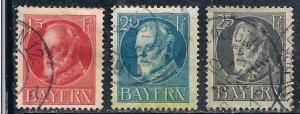 Bavaria #100,102,103 ( U) CV $6.00