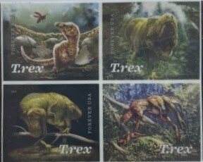 U.S.#5413a T. Rex 55c FE Block of 4, MNH.  #2