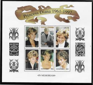 Lesotho  Scott 1089  MNH  Princess Diana