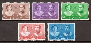 Iran - Scott #871-875 - MNH - A few gum bends - SCV $34.50