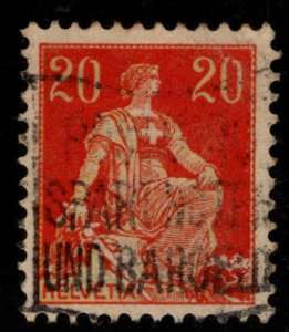 Switzerland Scott 132 Used  1908 stamp