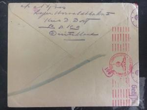 1943 Kiel Germany Censored Cover To Holland