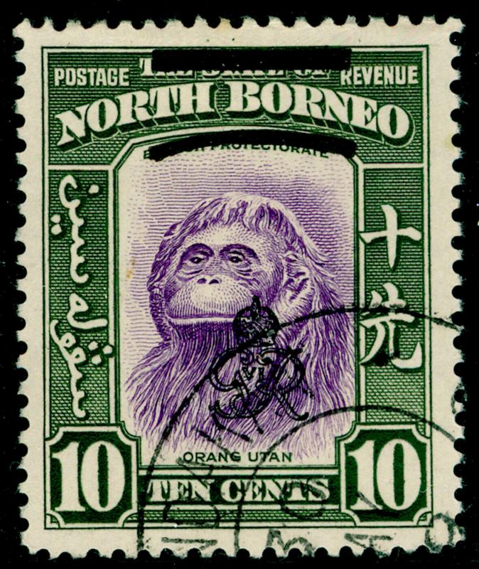 NORTH BORNEO SG341, 10c violet & bronze-green, FINE USED.