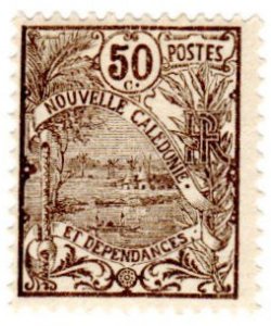 New Caledonia 108 (1925: 50c Landscape)