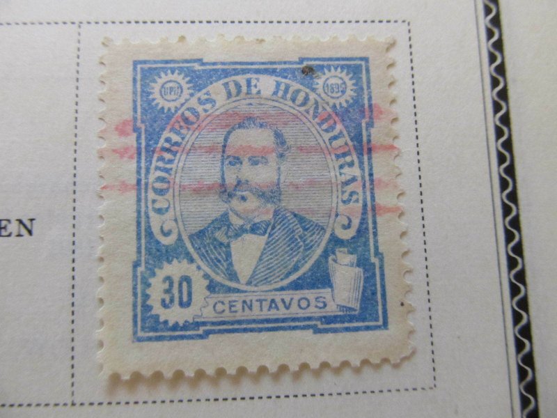 Honduras 1896 30c fine used stamp A11P11F25