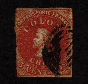 Chile  Scott #1 (Christopher Columbus) Used