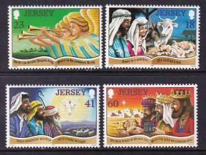 Jersey 690-693 Christmas MNH VF