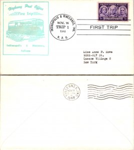 United States, Highway Post Offices, Indiana