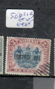 NORTH BORNEO 24C ARMS POSTAGE DUE   S SG D11B      CTO         P0311H