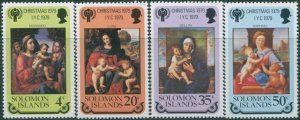 Solomon Islands 1979 SG404-407 Christmas set MNH