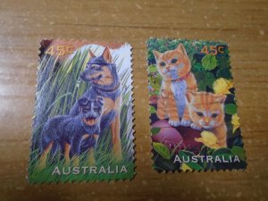 Australia  #  1564-65  used