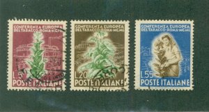 ITALY 544-46 USED CV$ 29.00 BIN$ 13.50