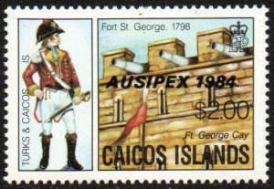 Turks & Caicos Islands - Caicos Sc #49 Mint Hinged