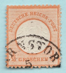 Sc3 / SG3a - Germany - ½ Groschen - 1872 - Used - superfleas - cv $47