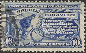 # E6 USED MESSENGER ON BICYCLE