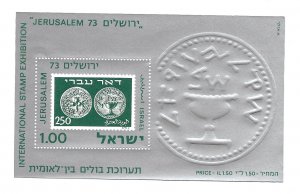 Israel 1974 - MNH - Souvenir Sheet - Scott #532 *