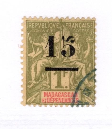 Madagascar #50 Used - Stamp CAT VALUE $8.75