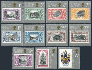 St Helena 399-409, MNH. Michel 389-399. Colony-150th Ann.1984. New coat of arms.