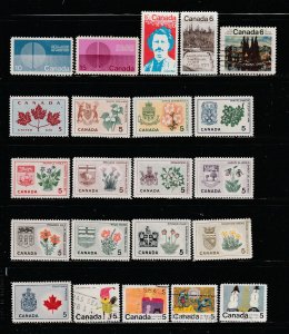 Canada Collection C, 105 Stamps - 4 Scans - All The stamps are in the scans.