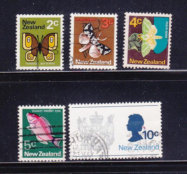 New Zealand 440, 442-444, 449 U Various (C)