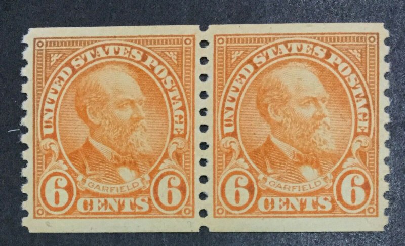 MOMEN: US STAMPS #723 COIL PAIR MINT OG NH **PSE GRADED 90** SMQ $75 LOT #34165