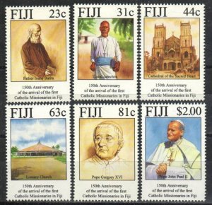 Fiji Stamp 713-718  - First Catholic missionaries in Fiji