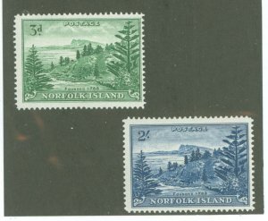 Norfolk Island #23-24 Unused Single (Complete Set)