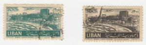 Lebanon - 1952 - SC C173-74 - Used - High values