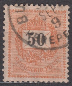 Hungary Scott #33 1881 Used