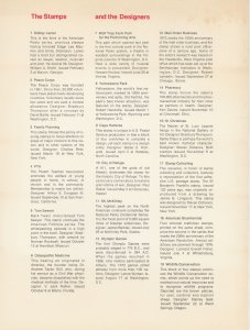 1972 USPS Special Stamp Mini-Album