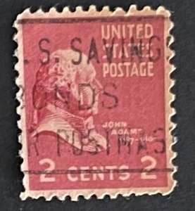 (S3) US: 2C - John Adams stamp