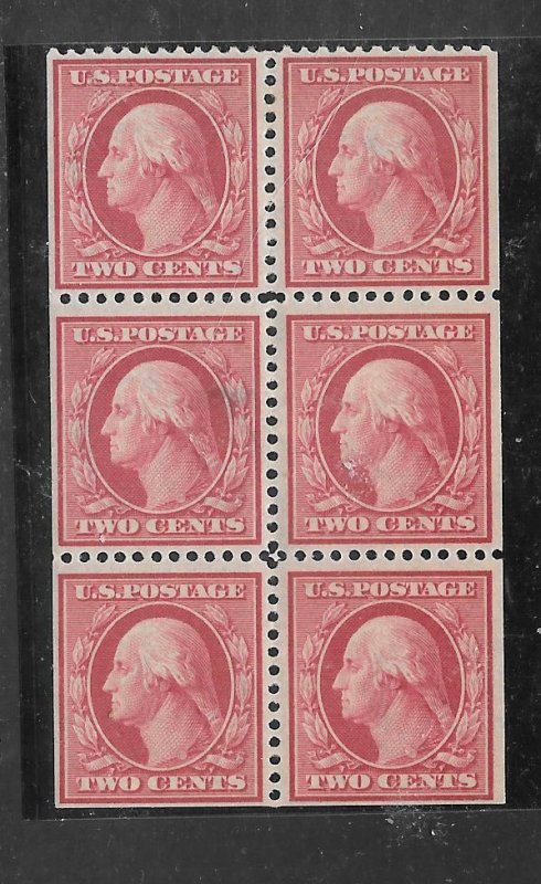 #332 MH Booklet Pane One stamp With Thin