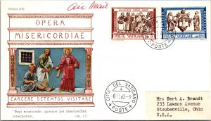 Vatican FDC 1969 - Opera of Mercy - F30749