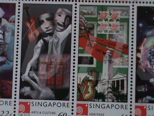 ​SINGAPORE-2000-SC#918E SINGAPORE'2000-MILIENNIUM-MNH S/S -VF-LAST ONE