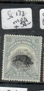 NORTH BORNEO 10C BOAR   SG 172   MOG      P0507B H