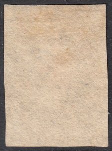 1857-59 CEYLON QV 1/- SLATE VIOLET (SG# 10) USED FINE