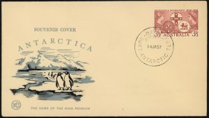 Australia #287 Government Centenary Antarctic Territories King Penguin Souvenir