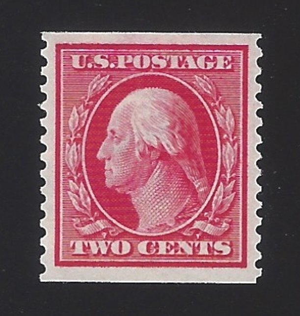 US #388 1910-11 Carmine Wmk 190 Perf 12 Vert Mint NG VF SCV $1400