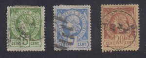 Haiti - 1882-86 - SC 10b,12-13 - Used