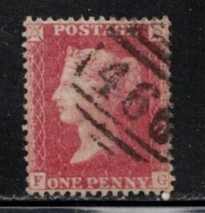 GREAT BRITAIN Scott 20 Used - Letters F & G - Nice Cancel